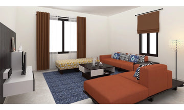 Contemporary Fusion Home Theatre Room